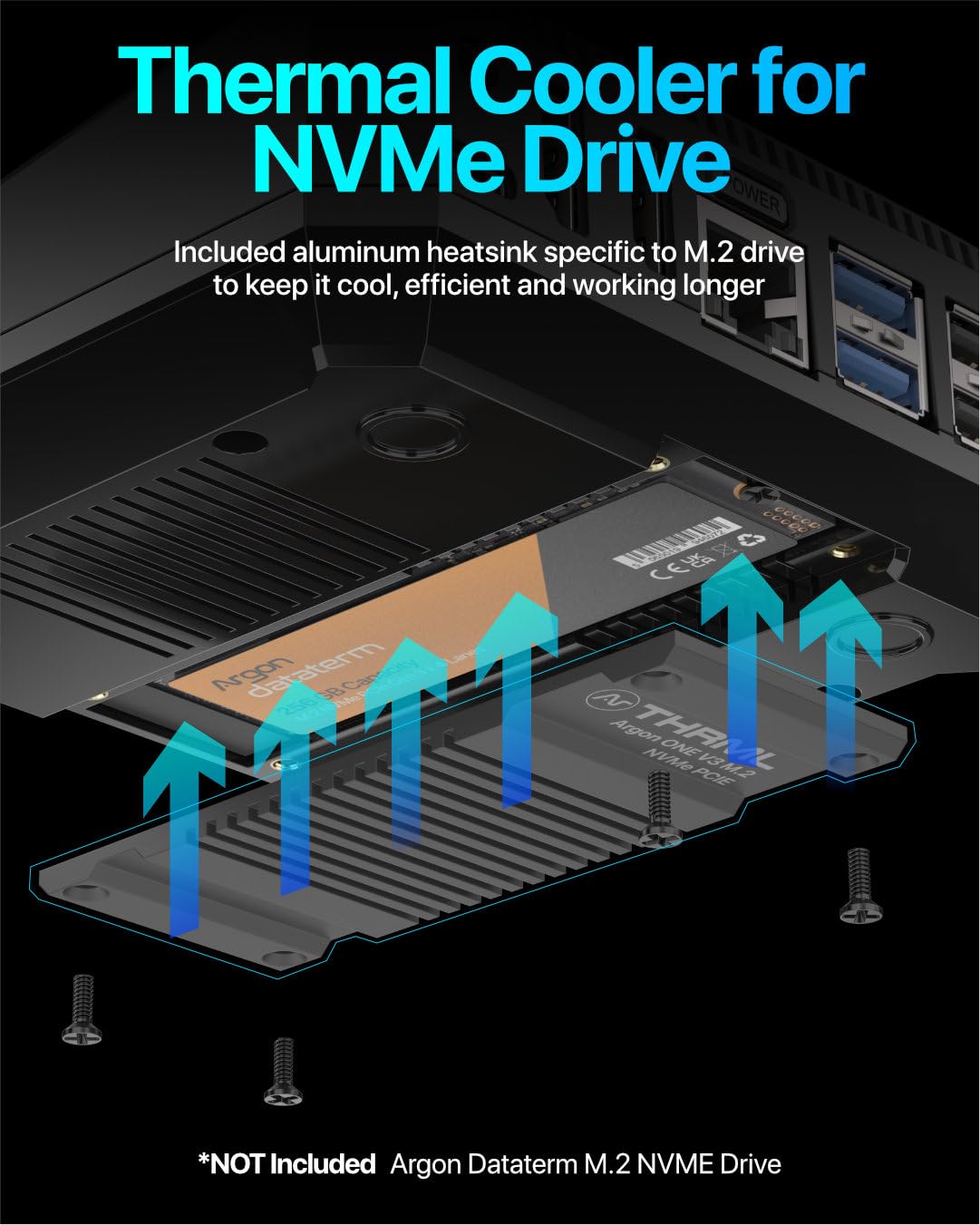 Argon ONE V3 M.2 NVME Raspberry Pi 5ケース Amazon.com: Argon ONE V3 M.2 NVME PCIE Case for Raspberry Pi 5